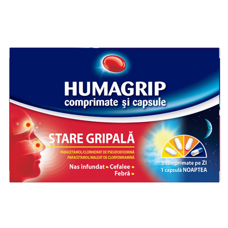 Humagrip, 12 comprimate si 4 capsule, Urgo 576860