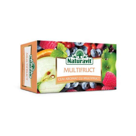 Ceai multifruct, 20 plicuri, Naturavit
