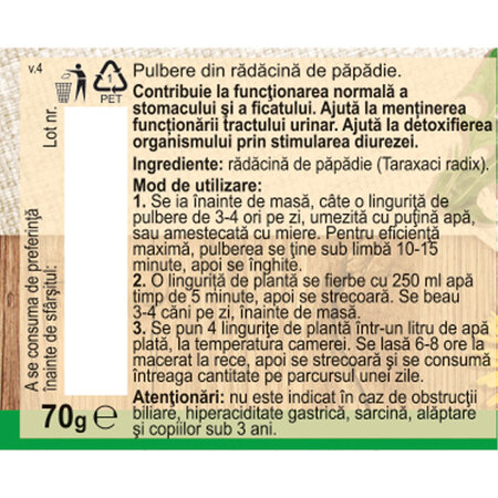 Radacina de Papadie D143, 70 g, Fares 620892