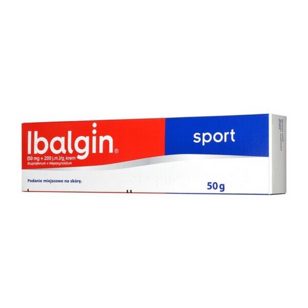 Ibalgin Sport crema, 50 mg + 2 mg/g, 50 g, Sanofi