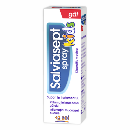 Salviasept Kids spray pentru gat,, 20 ml, Zdrovit 550249