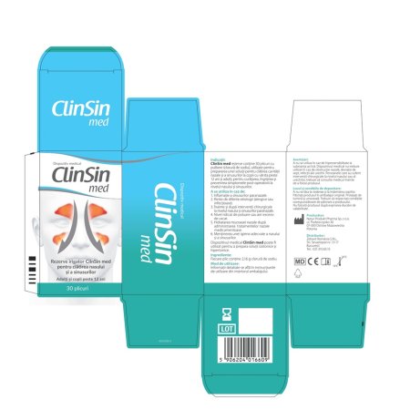 Rezerve irigator ClinSin med, 30 plicuri, Zdrovit 720115