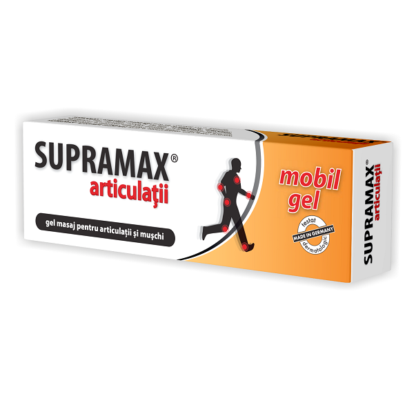 Gel masaj pentru articulatii si muschi Supramax, 100 ml, Zdrovit