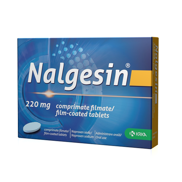 Nalgesin, 220 mg, 10 comprimate filmate, Krka