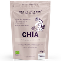 Seminte ecologice de Chia, 200 g, Republica Bio
