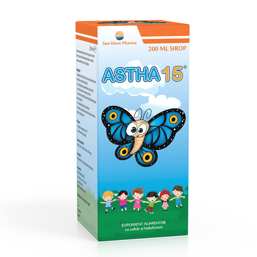 Astha 15, sirop 200 ml, Sun Wave Pharma : Farmacia Tei online