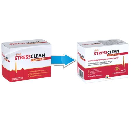 Stressclean Complex, 60 comprimate filmate, Sun Wave Pharma 696428