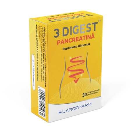 3 Digest, 30 comprimate, Laropharm