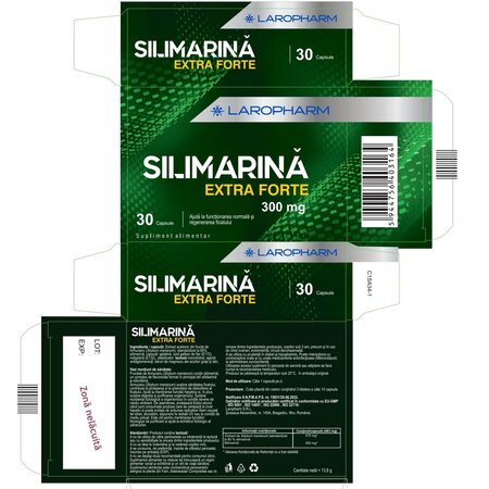 Silimarina Extra Forte, 300 mg, 30 capsule, Laropharm 705289