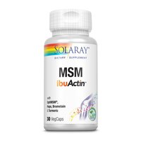 MSM ibuActin Solaray, 30 capsule, Secom