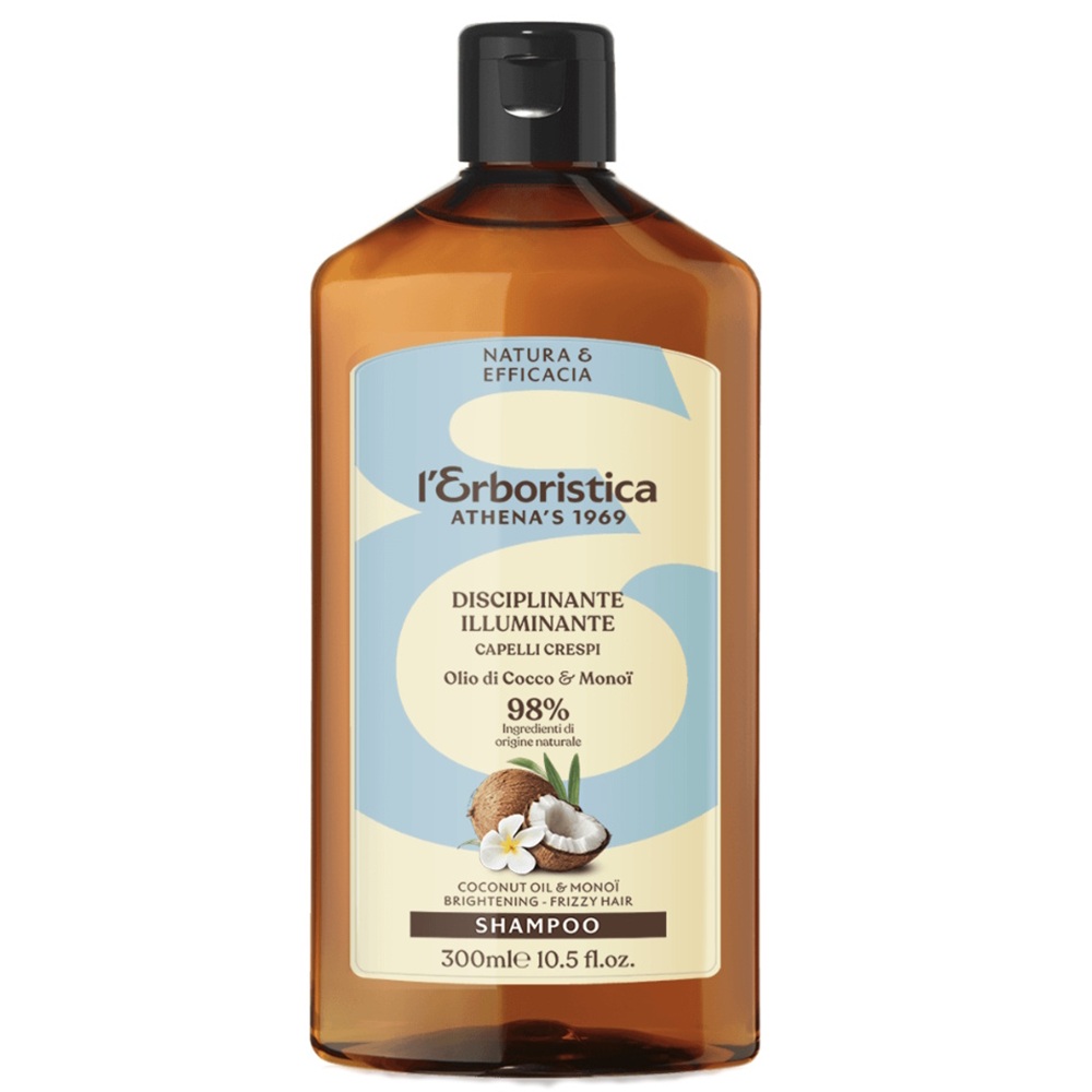 Sampon cu ulei de cocos si monoi, 300 ml, L'Erboristica