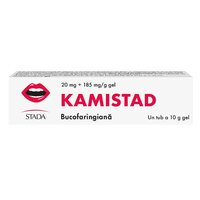 Kamistad, 20 mg + 185 mg/g gel, 10 g, Stada