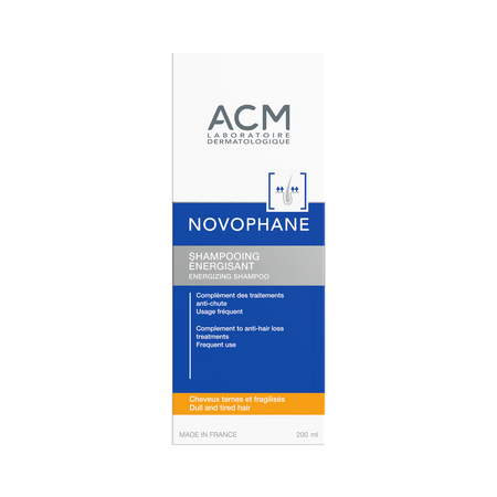 Sampon energizant pentru par fragil Novophane, 200 ml, Acm 623398