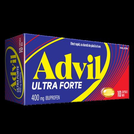 Advil Ultra Forte, 400 mg, 10 capsule, Gsk