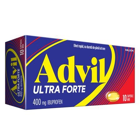 Advil Ultra Forte, 400 mg, 10 capsule, Gsk