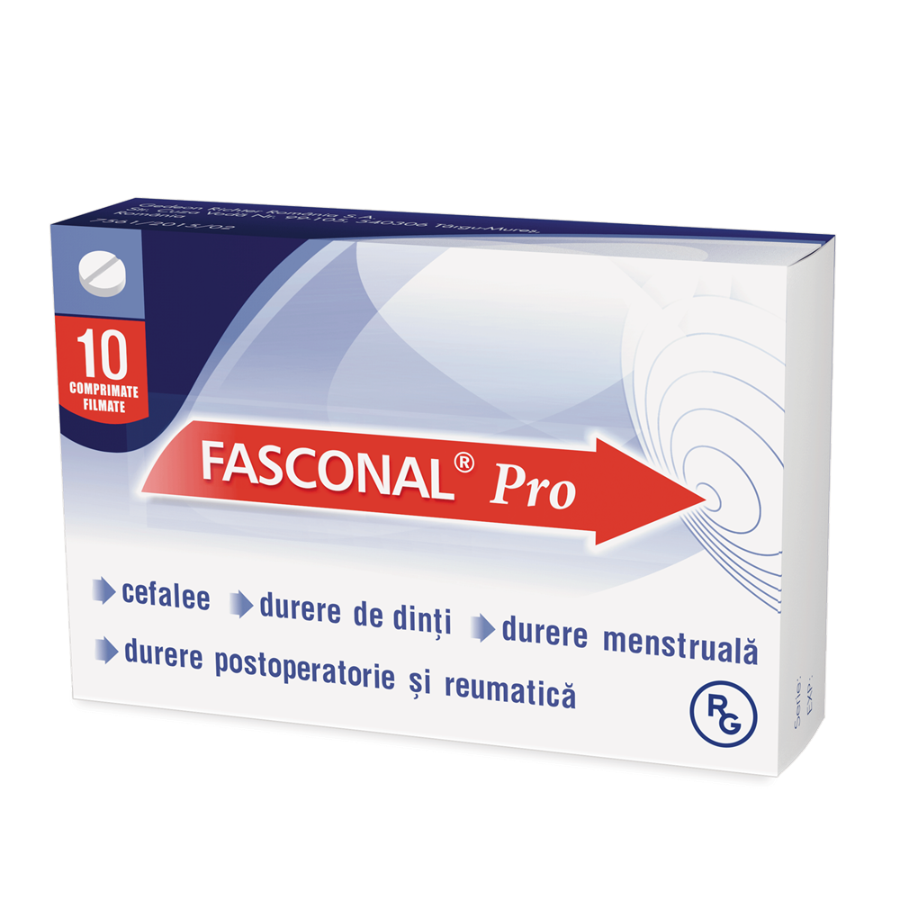 Fasconal Pro, 10 comprimate, Gedeon Richter