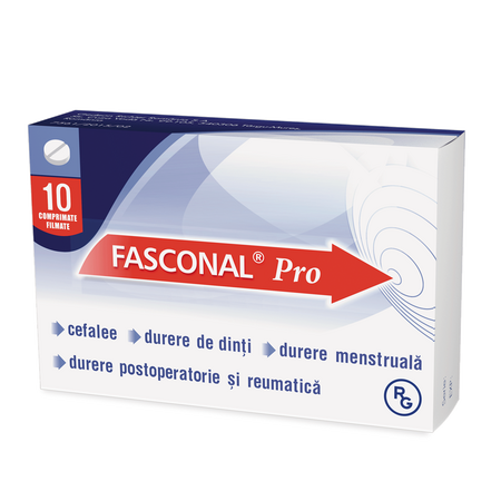 Fasconal Pro, 10 comprimate, Gedeon Richter