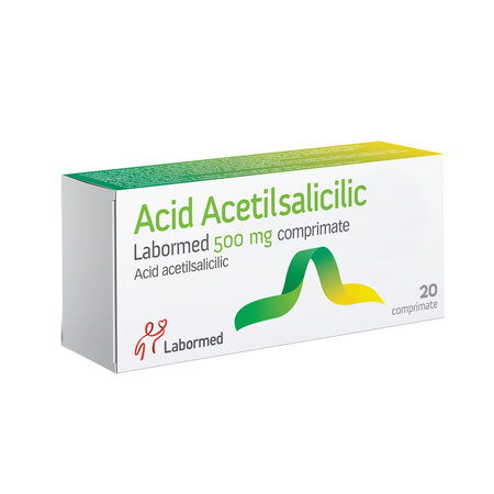 Acid Acetilsalicilic LPH, 500 mg, 20 comprimate, Labormed 617192