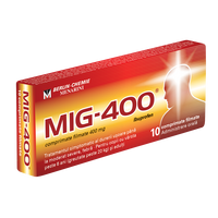 Mig 400, 400 mg, 10 comprimate filmate, Berlin-Chemie Ag