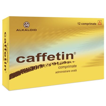 Caffetin, 12 comprimate, Alkaloid