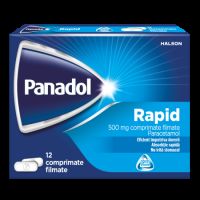 Panadol Rapid, 500 mg, 12 comprimate filmate, Haleon