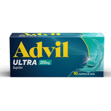 Advil Ultra, 200 mg, 10 capsule moi, Gsk 706893