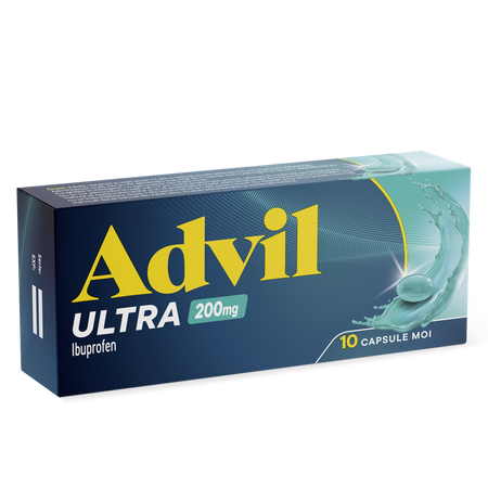 Advil Ultra, 200 mg, 10 capsule moi, Gsk