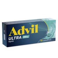 Advil Ultra, 200 mg, 10 capsule moi, Gsk