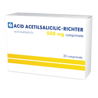 Acid acetilsalicilic-Richter, 500 mg, 30 comprimate, Gedeon Richter
