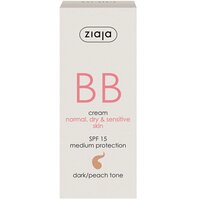 Crema BB cu SPF 15 nuanta dark pentru ten normal uscat, 50 ml, Ziaja