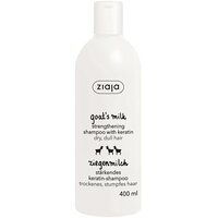 Sampon pentru intarirea firului de par cu lapte de capra si keratina Goat's Milk, 400 ml, Ziaja