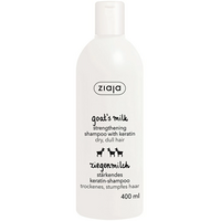 Sampon pentru intarirea firului de par cu lapte de capra si keratina Goat's Milk, 400 ml, Ziaja