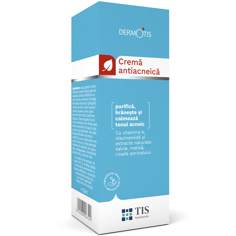 Crema antiacneica Q4U, 50 ml, Tis Farmaceutic