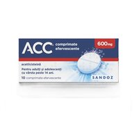 ACC, 600 mg, 10 comprimate efervescente, Sandoz