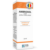 Ambroxol 0.75%, 0,75% picături orale soluție, 20 ml, Tis Farmaceutic