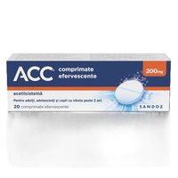 Acc, 200 mg, 20 comprimate efervescente, Sandoz