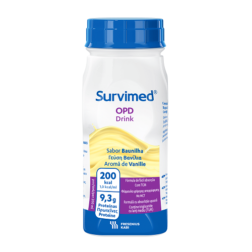 Bautura cu aroma de vanilie Survimed OPD, 4 x 200 ml, Fresenius Kabi