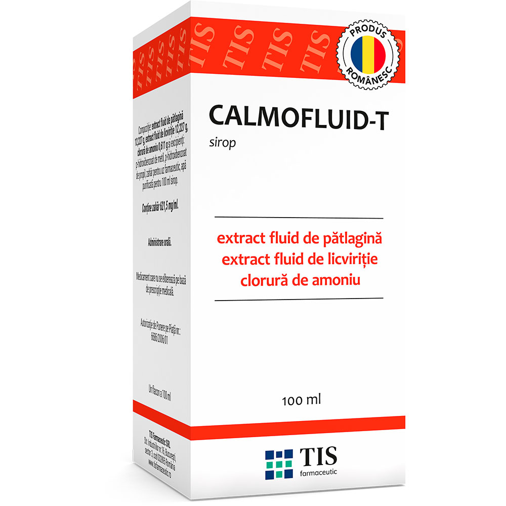 Calmofluid-T sirop, 100 ml, Tis Farmaceutic