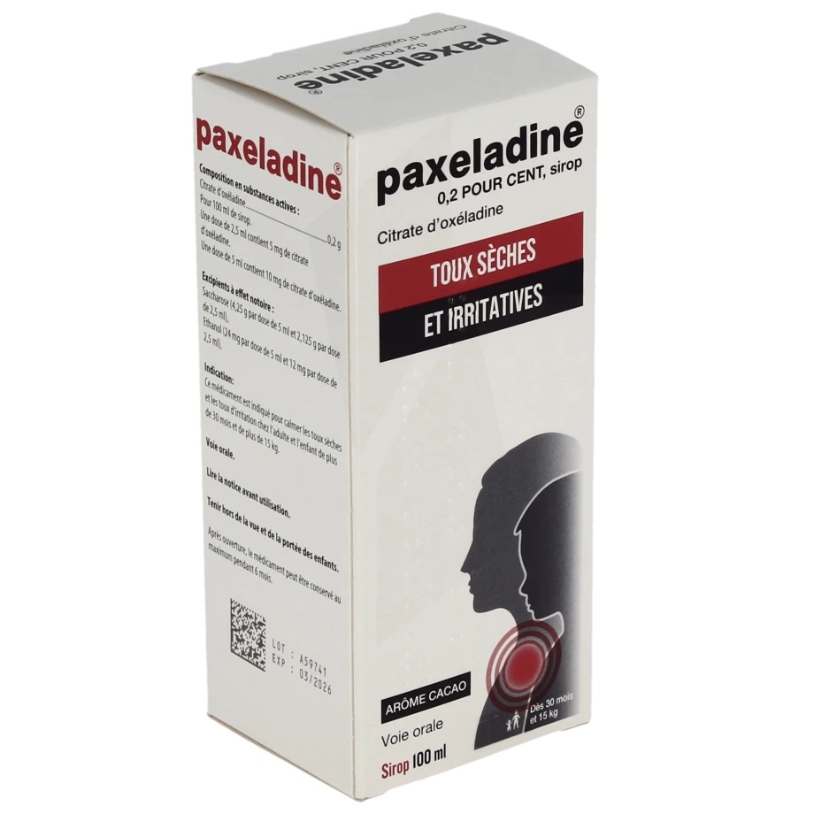 Paxeladine, 2 mg/ml sirop, 100 ml, Beaufour Ipsen