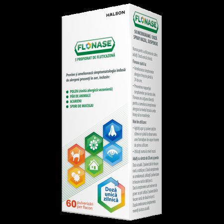 Flonase spray nazal, 50 micrograme/doza, 60 pulverizari, Haleon 706902