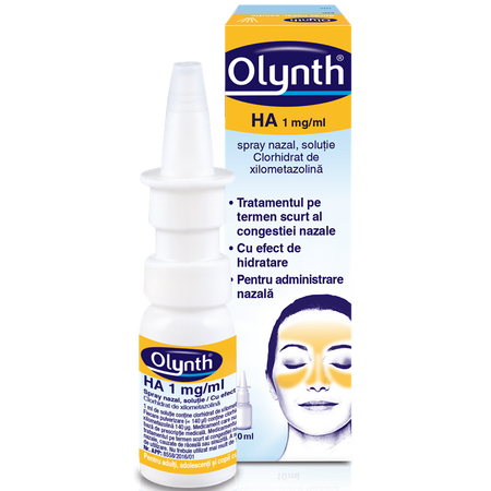Olynth HA spray nazal, soluţie, 1 mg/ml, 10 ml, Johnson&Johnson 582949