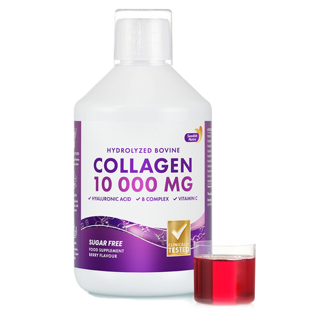 Colagen lichid hidrolizat tip 1 si 3, 10000 mg, 500 ml, Swedish Nutra 744762