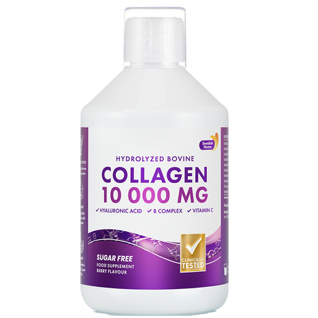 Colagen lichid hidrolizat tip 1 si 3, 10000 mg, 500 ml, Swedish Nutra
