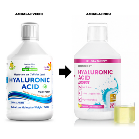 Acid Hialuronic Lichid, 100Mg, 500 ml, Swedish Nutra 740746