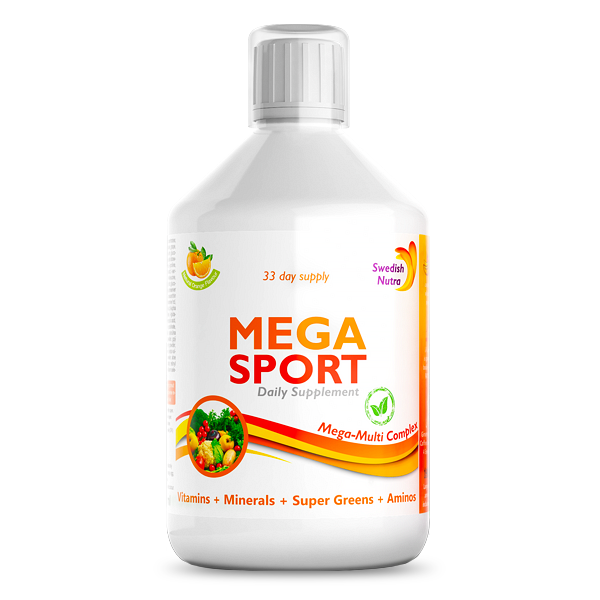 Mega Sport - Complex Lichid, 500 ml, Swedish Nutra