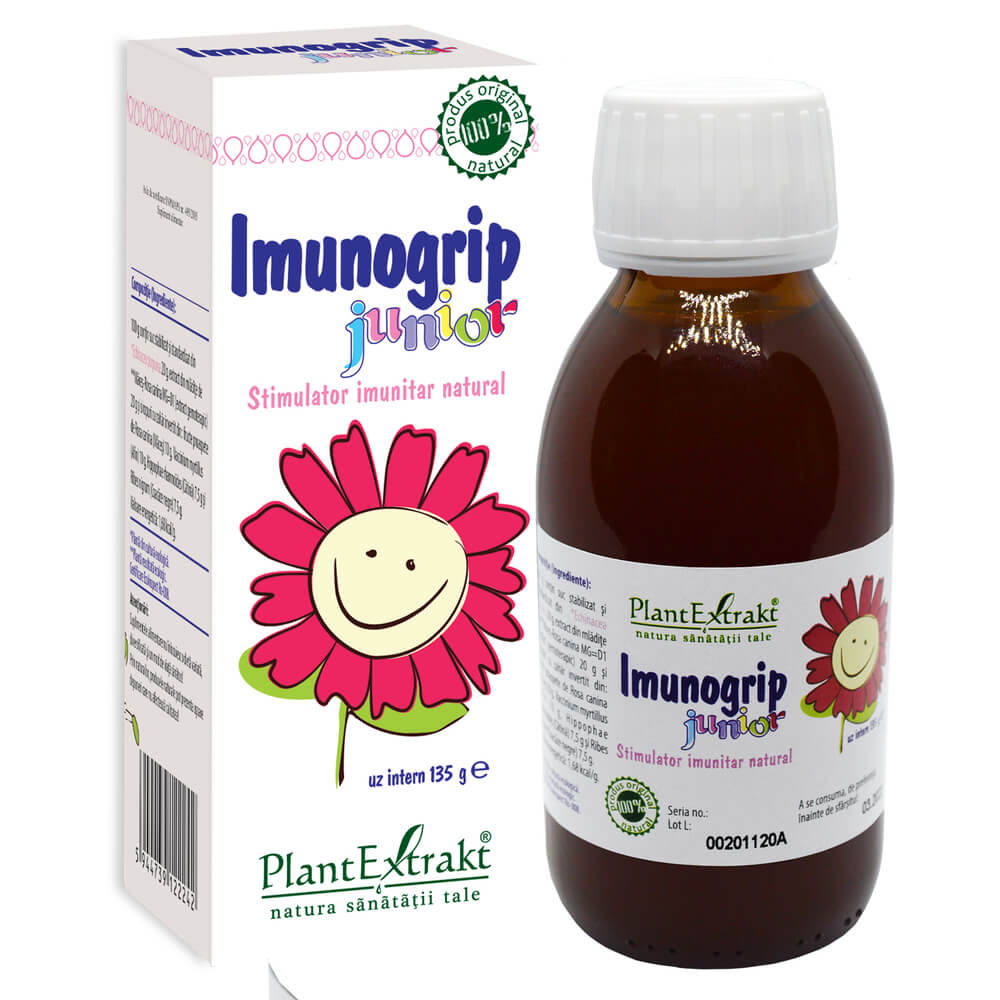 Imunogrip Junior, 100 ml, Plant Extrakt