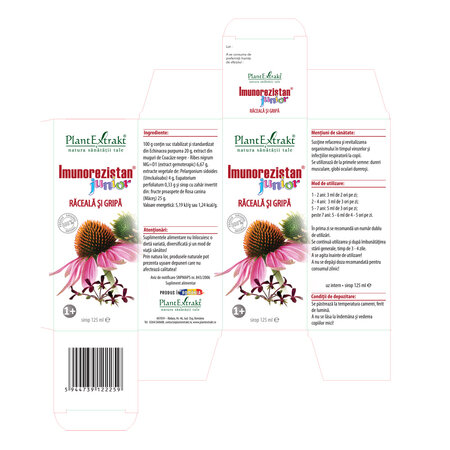 Imunorezistan Junior, 125 ml, Plant Extrakt 734102