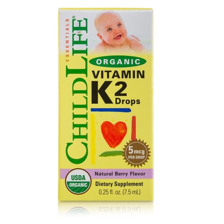 Vitamin K2 pentru copii Childlife Essentials, 7,5 ml, Secom