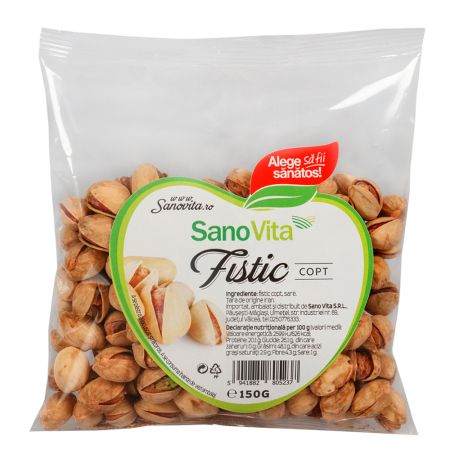 Fistic copt si sarat, 150 g, Sanovita