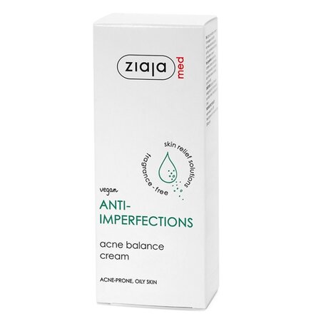 Crema anti-imperfectiuni pentru ten gras sau mixt Med, 50 ml, Ziaja 673805